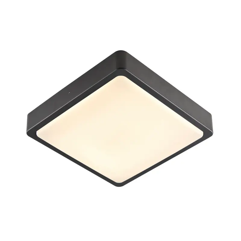 AINOS, applique et plafonnier extérieur, carré, anthracite, LED, 17W, 3000K/4000K, IP65