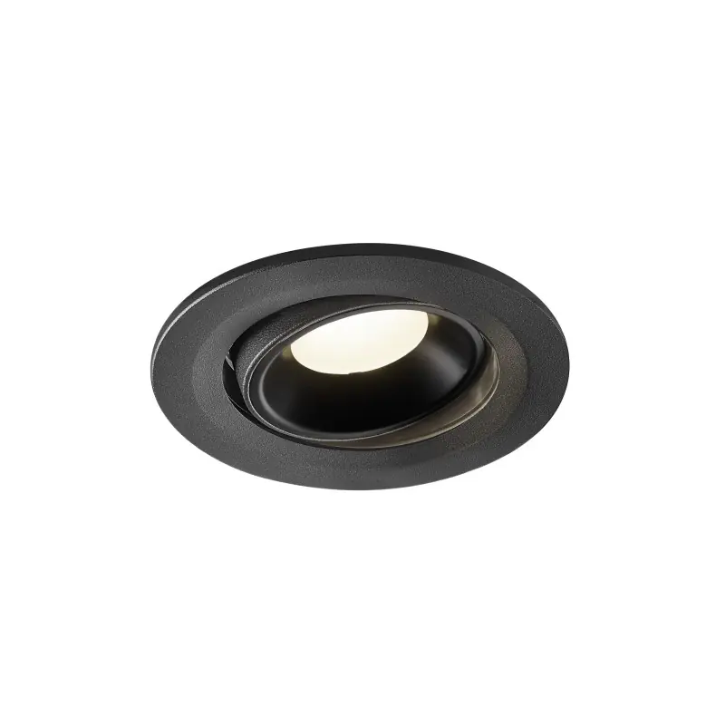 NUMINOS® MOVE S, encastré de plafond intérieur, orientable, 20 deg , noir, LED, 8,6W, 4000K