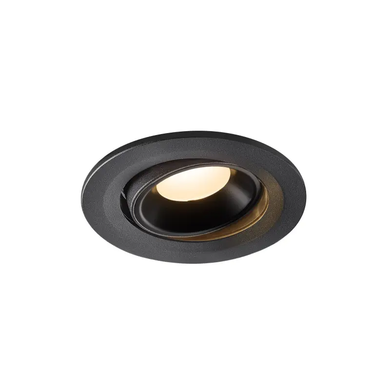 NUMINOS® MOVE S, encastré de plafond intérieur, orientable, 40 deg , noir, LED, 8,6W, 3000K