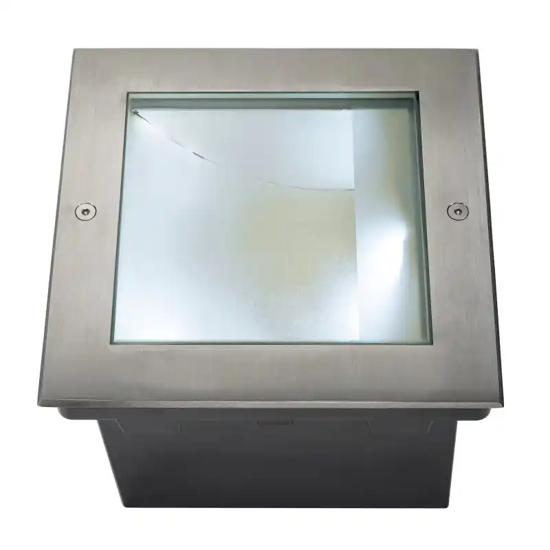 DASAR® 255, encastré de sol extérieur, inox, LED, 34W, 4000K, IP67, collerette inox 316