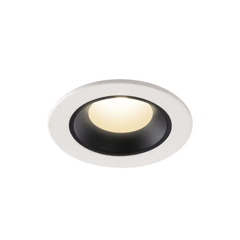 NUMINOS® XS, encastré de plafond intérieur, 20 deg , blanc/noir, LED, 7W, 4000K, IP20/IP44
