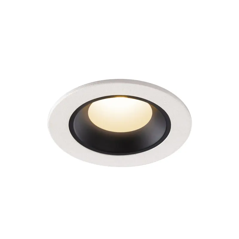 NUMINOS® XS, encastré de plafond intérieur, 55 deg , blanc/noir, LED, 7W, 3000K, IP20/IP44