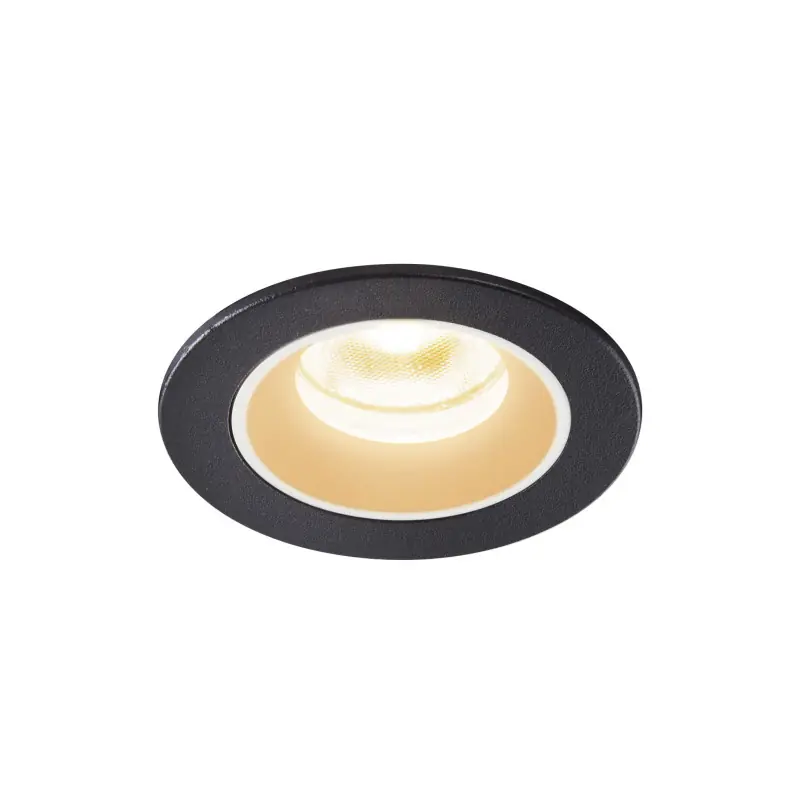 NUMINOS® XS, encastré de plafond intérieur, 55 deg , noir/blanc, LED, 7W, 3000K, IP20/IP44