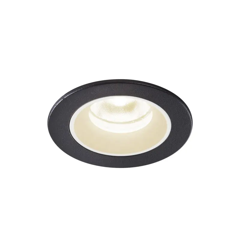 NUMINOS® XS, encastré de plafond intérieur, 55 deg , noir/blanc, LED, 7W, 4000K, IP20/IP44