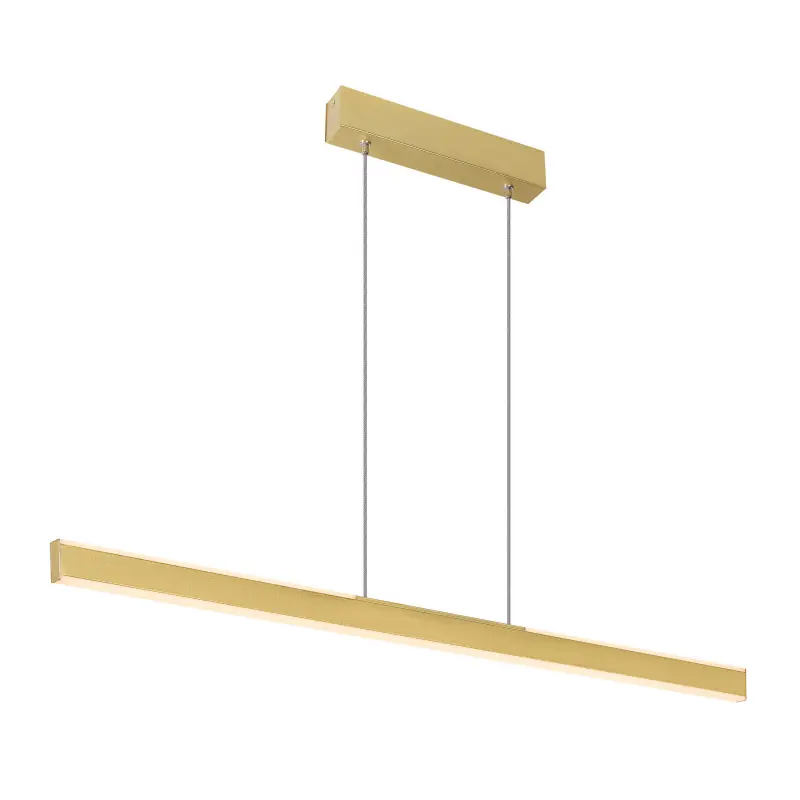 ONE LINEAR 100, suspension intérieure, up/down, laiton, LED, 24W, 2700/3000K, variable