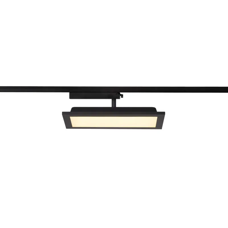 PANEL TRACK, spot pour rail 1 allumage intérieur, rectangulaire, noir, LED, 18W, 3000K