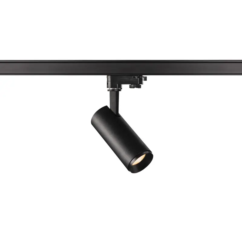 NUMINOS® S, spot pour rail 3 allumages intérieur, 24 deg , noir, LED, 11W, 2700K, variable
