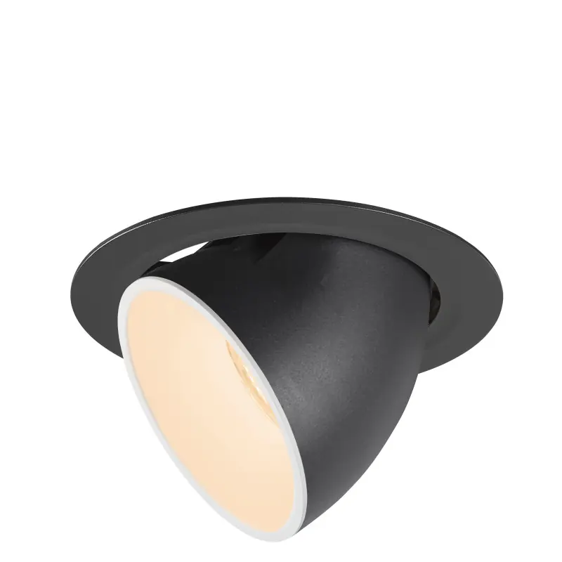 NUMINOS® GIMBLE XL, encastré de plafond intérieur, 20 deg , noir/blanc, LED, 37,4W, 2700K