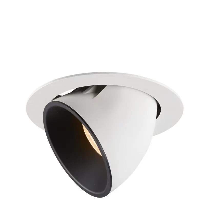 NUMINOS® GIMBLE XL, encastré de plafond intérieur, 40 deg , blanc/noir, LED, 37,4W, 2700K