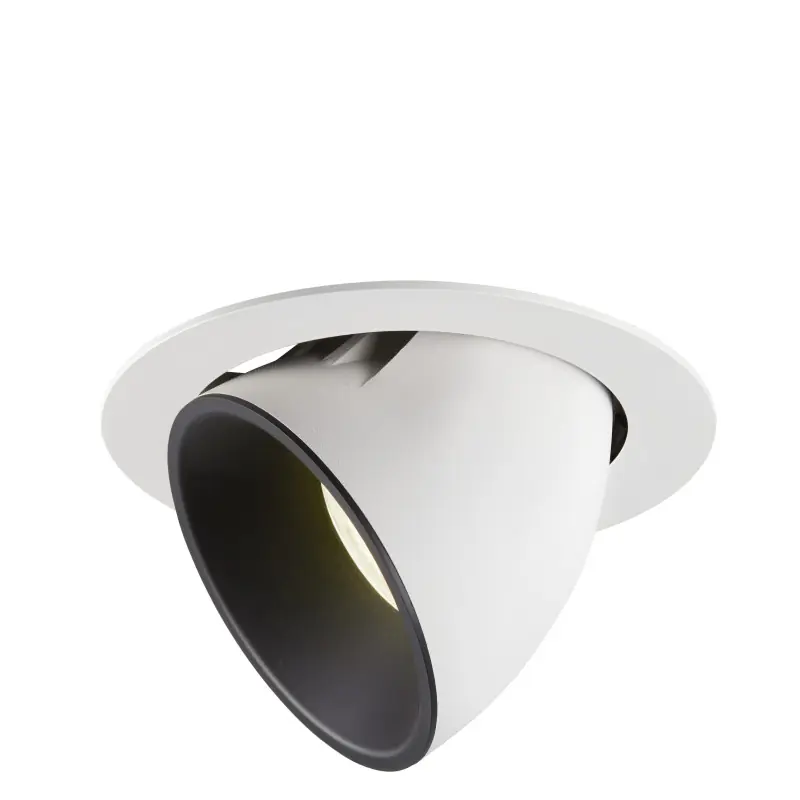 NUMINOS® GIMBLE XL, encastré de plafond intérieur, 55 deg , blanc/noir, LED, 37,4W, 4000K