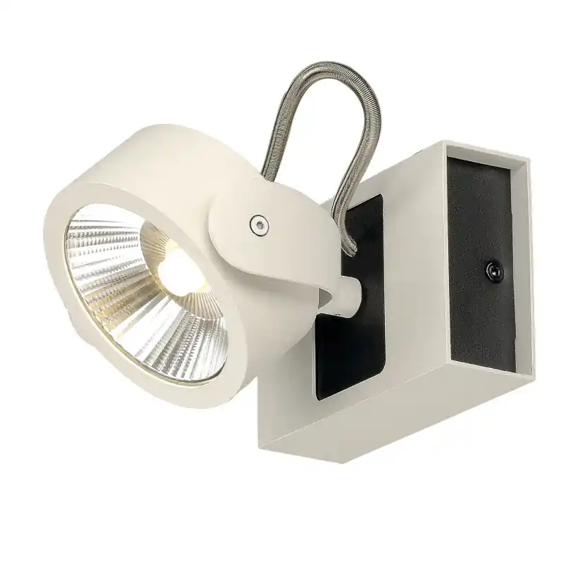 KALU, applique et plafonnier intérieur, simple, blanc/noir, LED, 17W, 3000K, variable