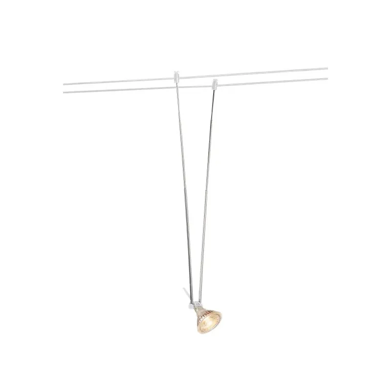 TELESKOP, spot pour câble tendu T.B.T. TENSEO intérieur, blanc, GX5.3/QR-C51, 20W max