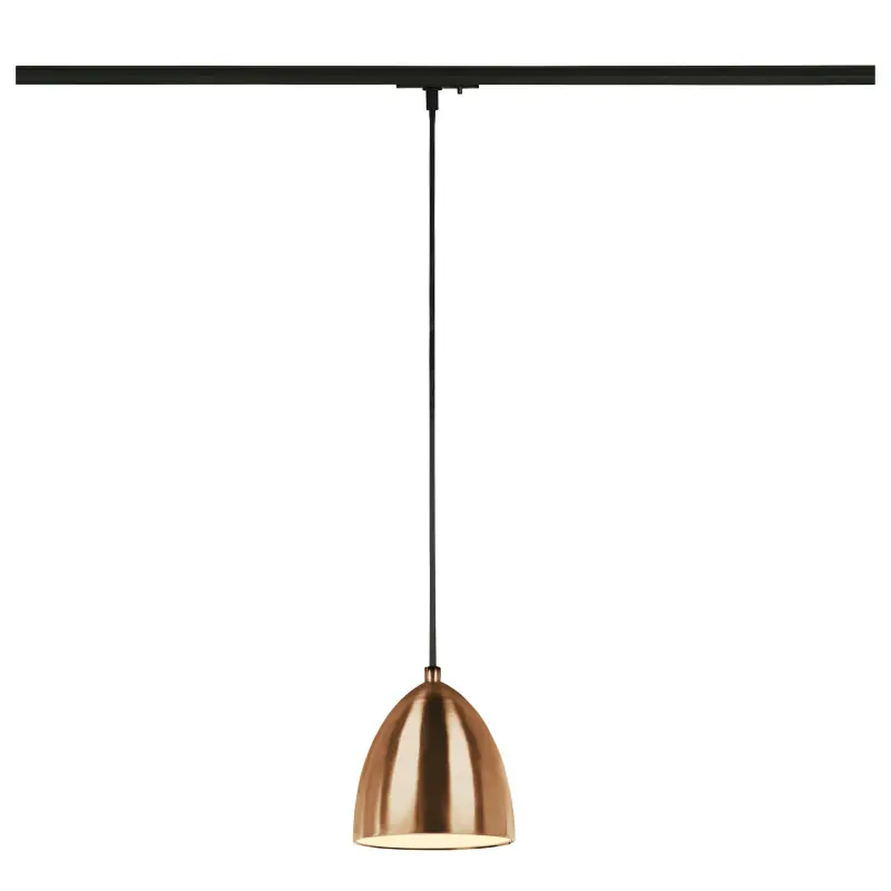 PARA CONE 14, suspension pour rail 1 allumage intérieur, cuivre, GU10/QPAR51, 35W max