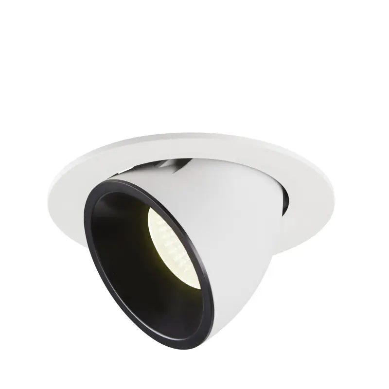 NUMINOS® GIMBLE L, encastré de plafond intérieur, 20 deg , blanc/noir, LED, 25,4W, 4000K