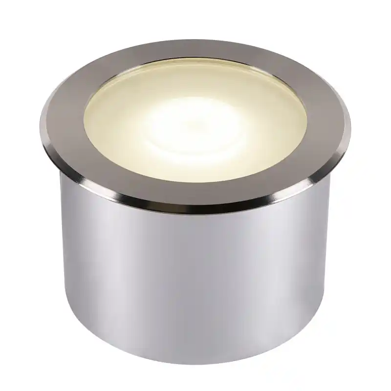 DASAR FLAT 120, encastré de sol extérieur, inox, LED, 7W, 3000K, IP65/IP67, inox 304