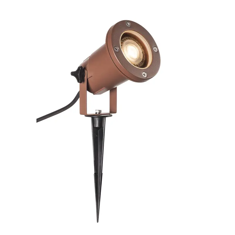 BIG NAUTILUS, projecteur extérieur, rond, rouille, GU10/LED GU10 51mm, 11W max, IP65