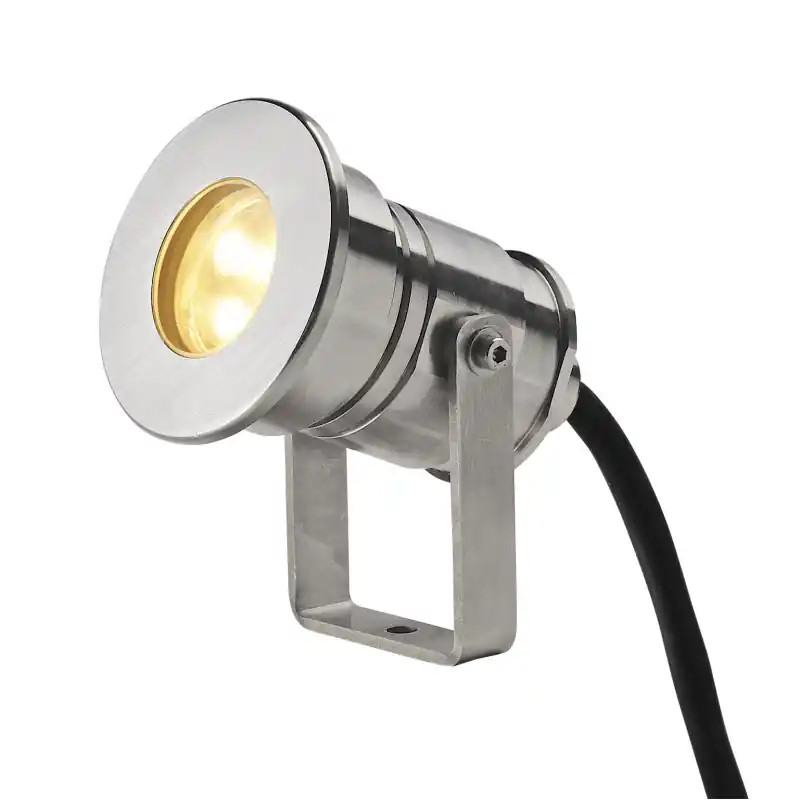 DASAR® PROJECTOR, projecteur extérieur, inox, LED, 7W, 12/24V, 3000K, IP68, inox 316