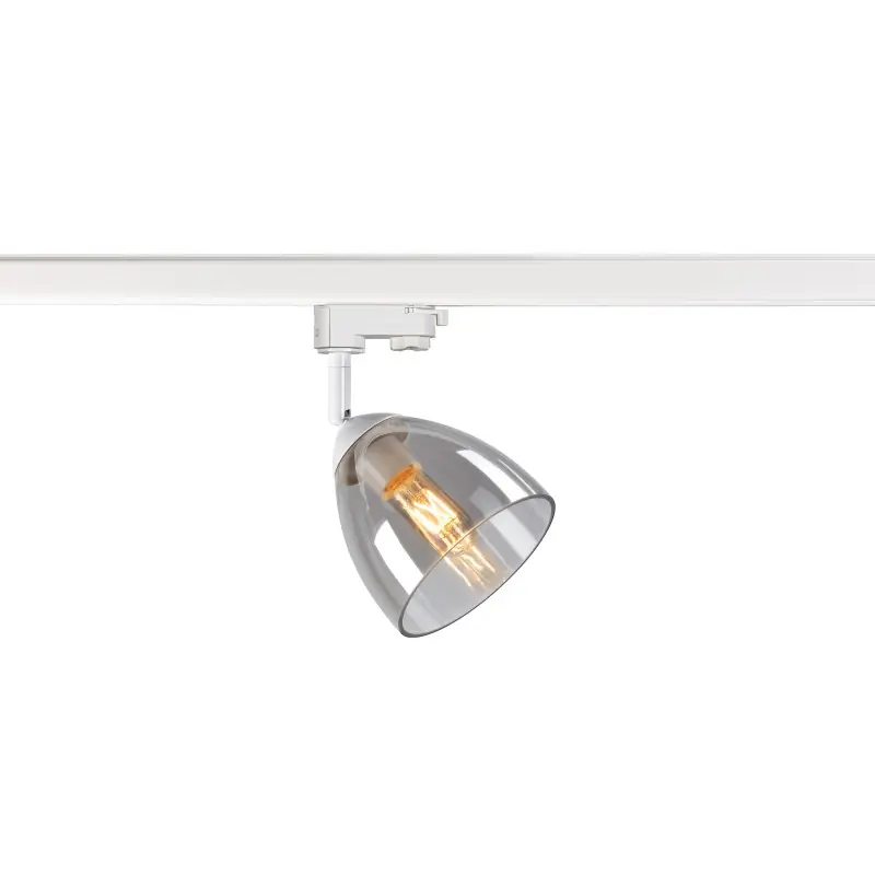PARA CONE GL, spot pour rail 3 allumages intérieur, blanc/transparent, GU10, 25W max