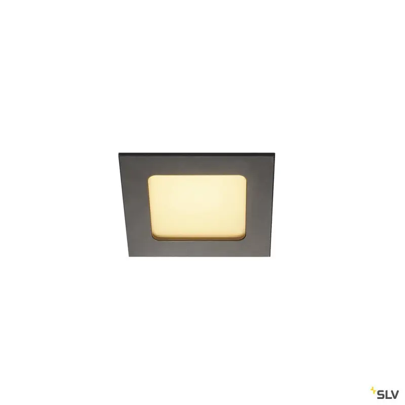 FRAME BASIC SET, encastré de plafond ou mural intérieur, noir mat, LED, 8,6W, 3000K