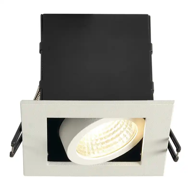 KADUX, encastré de plafond intérieur, simple, blanc mat, LED, 7,5W, 3000K, variable