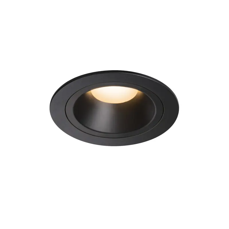 NUMINOS® M, encastré de plafond intérieur, 20 deg , noir, LED, 17,55W, 2700K, IP20/IP44