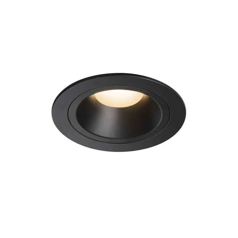 NUMINOS® M, encastré de plafond intérieur, 40 deg , noir, LED, 17,55W, 3000K, IP20/IP44