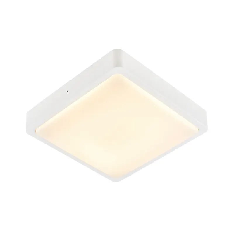 AINOS, applique et plafonnier extérieur, carré, blanc, LED, 17W, 3000K/4000K, IP65