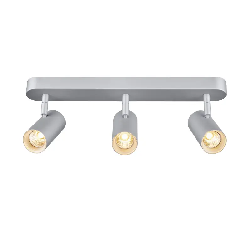 NOBLO, applique et plafonnier intérieur, triple, argent, LED, 24W, 2700K, variable