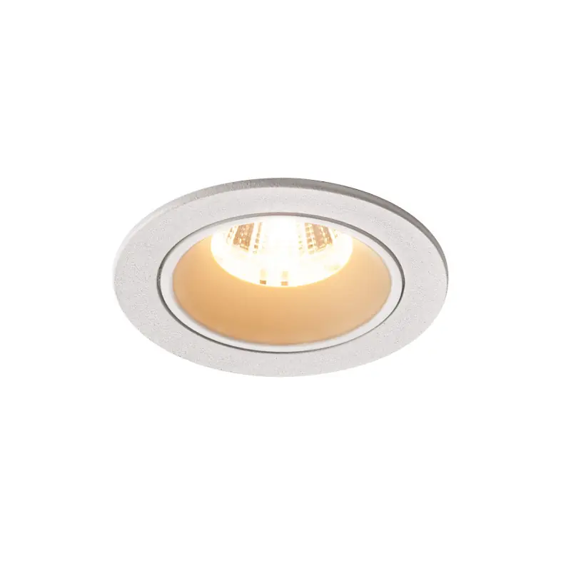 NUMINOS® S, encastré de plafond intérieur, 55 deg , blanc, LED, 8,6W, 2700K, IP20/IP44