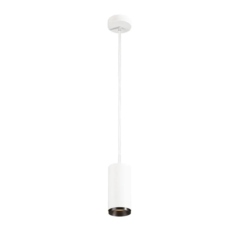 NUMINOS® M, suspension intérieure, 24 deg , blanc/noir, LED, 20W, 2700K, variable Dali