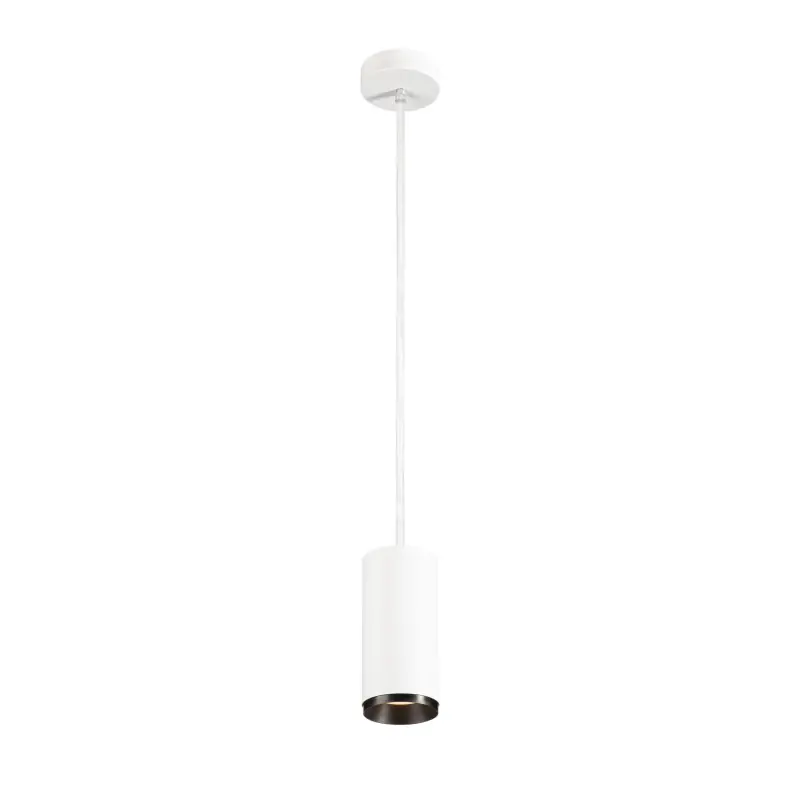 NUMINOS® M, suspension intérieure, 36 deg , blanc/noir, LED, 20W, 3000K, variable Dali