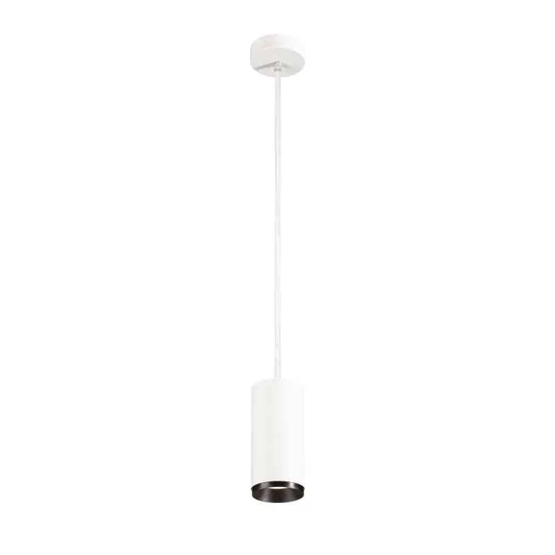 NUMINOS® M, suspension intérieure, 60 deg , blanc/noir, LED, 20W, 4000K, variable Dali