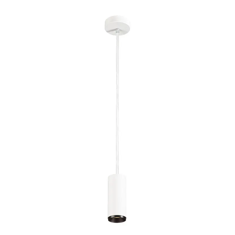 NUMINOS® S, suspension intérieure, 24 deg , blanc/noir, LED, 11W, 3000K, variable Dali
