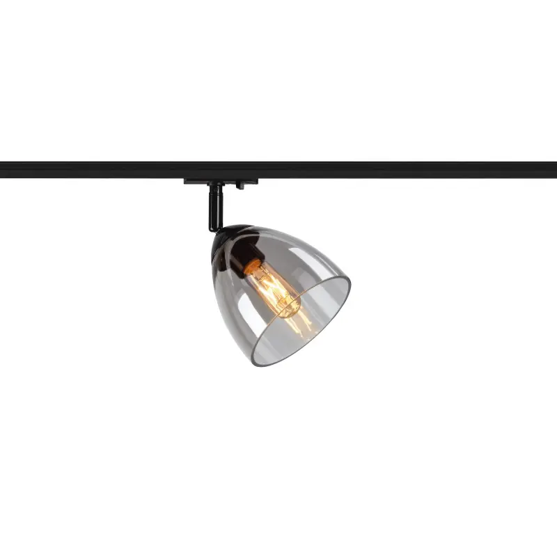 PARA CONE GL, spot pour rail 1 allumage intérieur, noir/transparent, GU10, 25W max