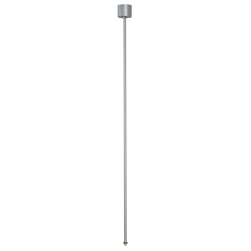 EUTRAC®, suspension rigide, longueur 120cm, pour rail 3 allumages en saillie, gris