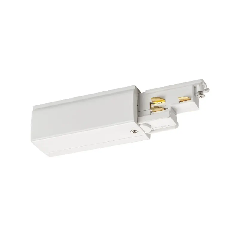 S-TRACK, alimentation, Dali, terre droite, pour rail 3 allumages, intérieur, blanc