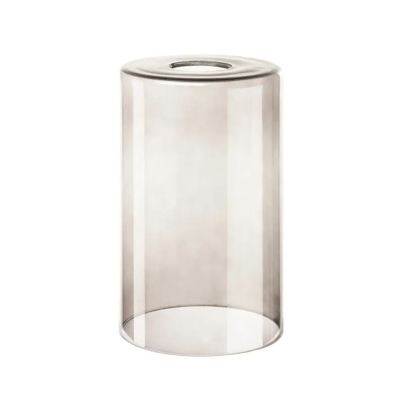 FENDA, abat-jour, intérieur, rond, Ø 12,5 cm, brun, verre fumé, 40W max, en verre