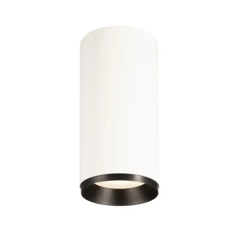 NUMINOS® L, plafonnier intérieur, 24 deg , blanc/noir, LED, 28W, 4000K, variable Dali