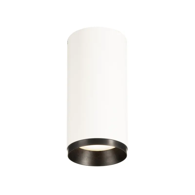 NUMINOS® M, plafonnier intérieur, 60 deg , blanc/noir, LED, 20W, 4000K, variable Dali