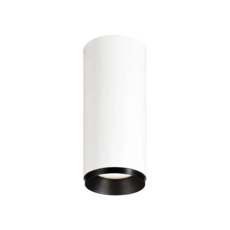 NUMINOS® S, plafonnier intérieur, 60 deg , blanc/noir, LED, 11W, 4000K, variable Dali
