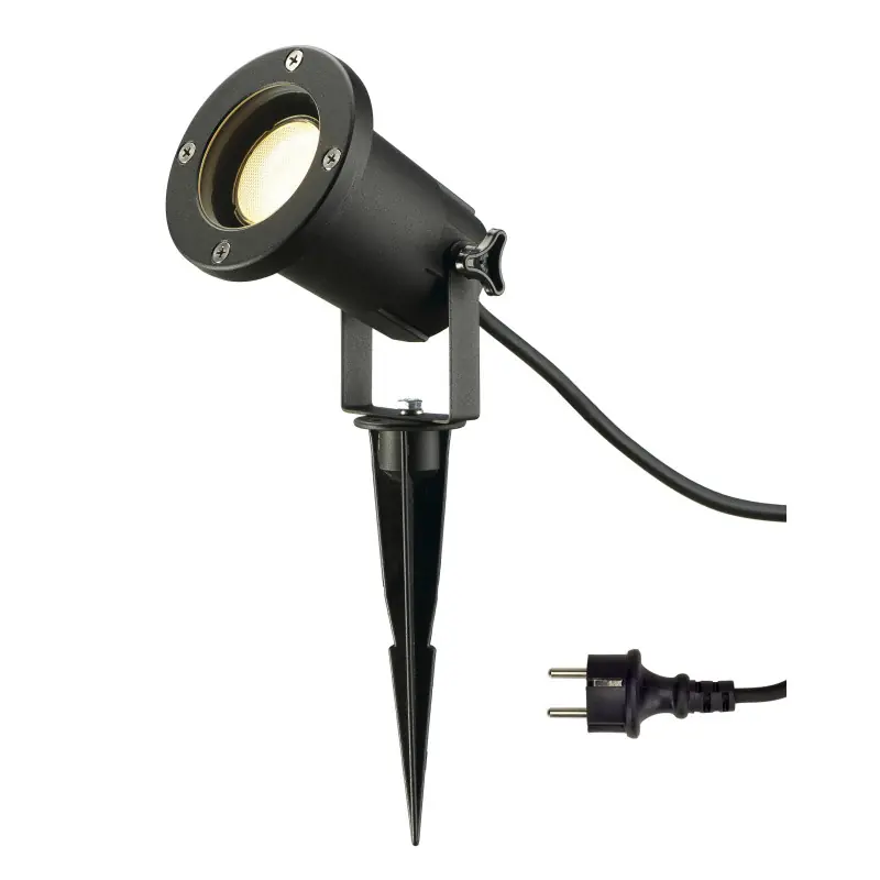 BIG NAUTILUS, projecteur extérieur, rond, noir, GU10/LED GU10 51mm, 11W max, IP65