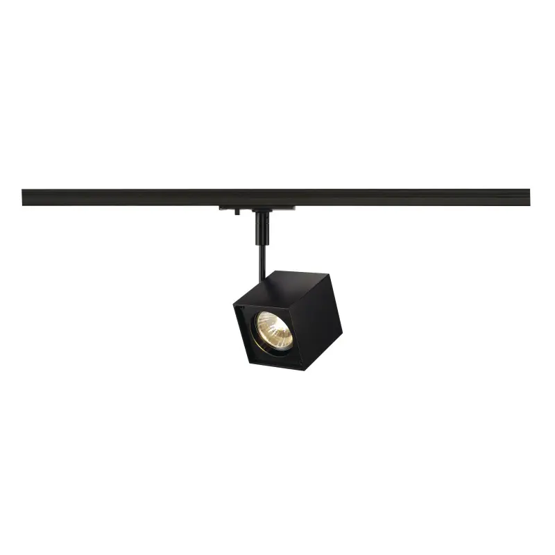 ALTRA DICE TRACK, spot pour rail 1 allumage intérieur, noir, GU10/QPAR51, 50W max