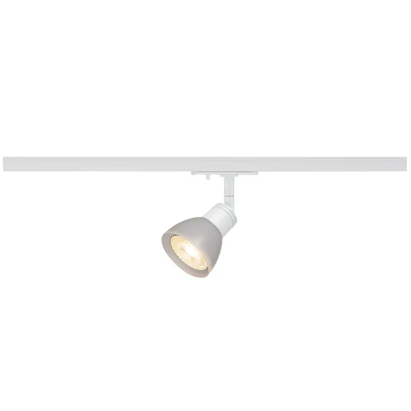 PURIA TRACK, spot pour rail 1 allumage intérieur, blanc mat, GU10/QPAR51, 10W max