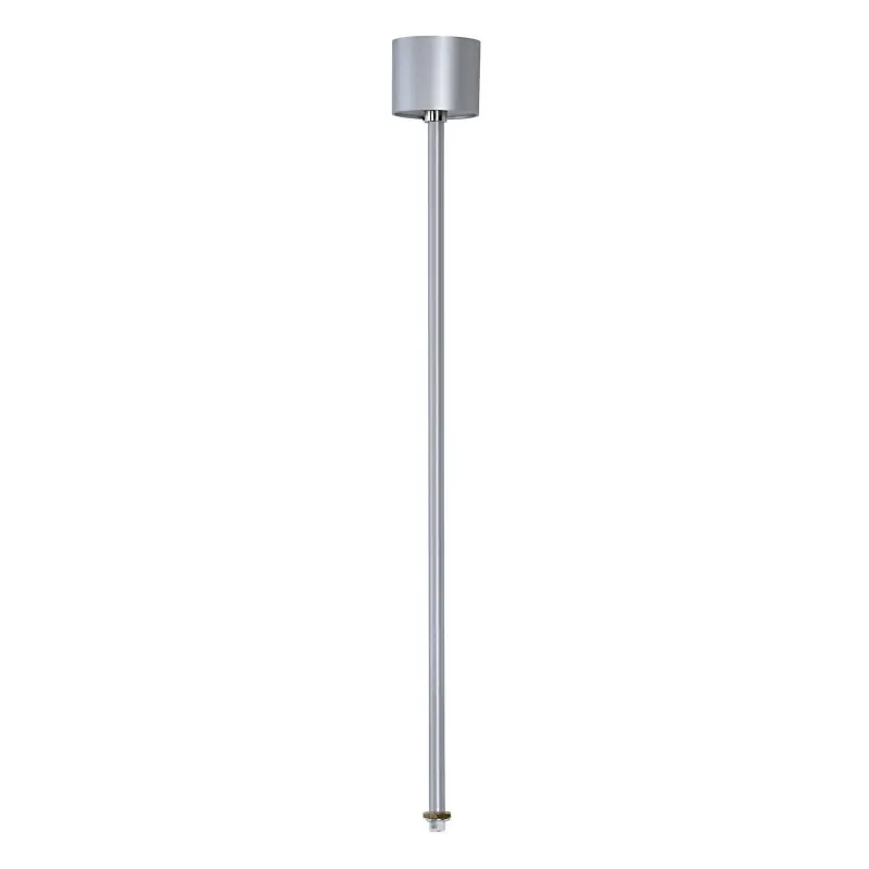EUTRAC®, suspension rigide, longueur 60cm, pour rail 3 allumages en saillie, gris