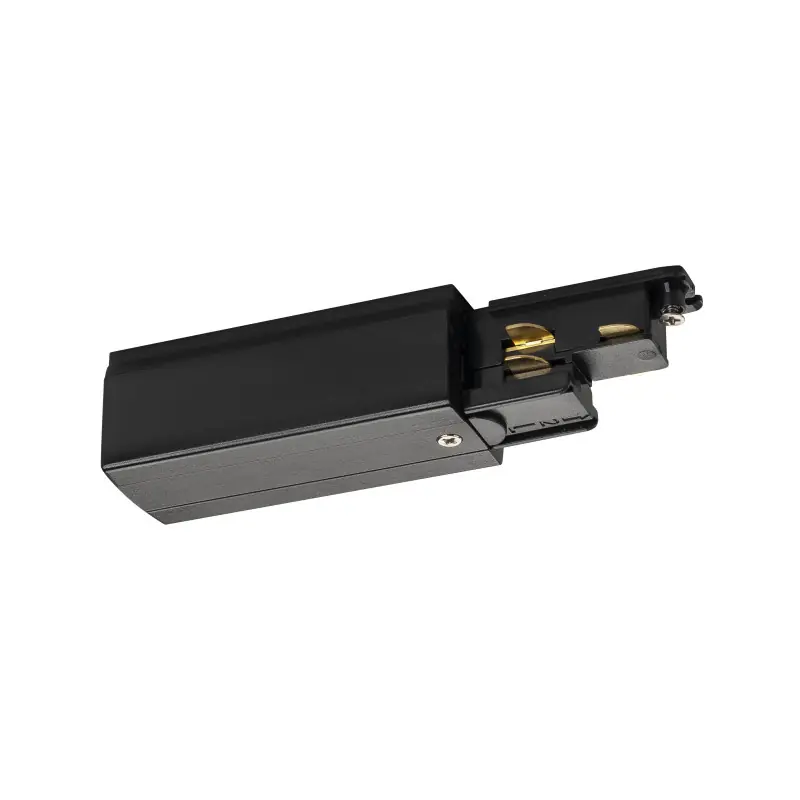 S-TRACK, alimentation, Dali, terre droite, pour rail 3 allumages, intérieur, noir