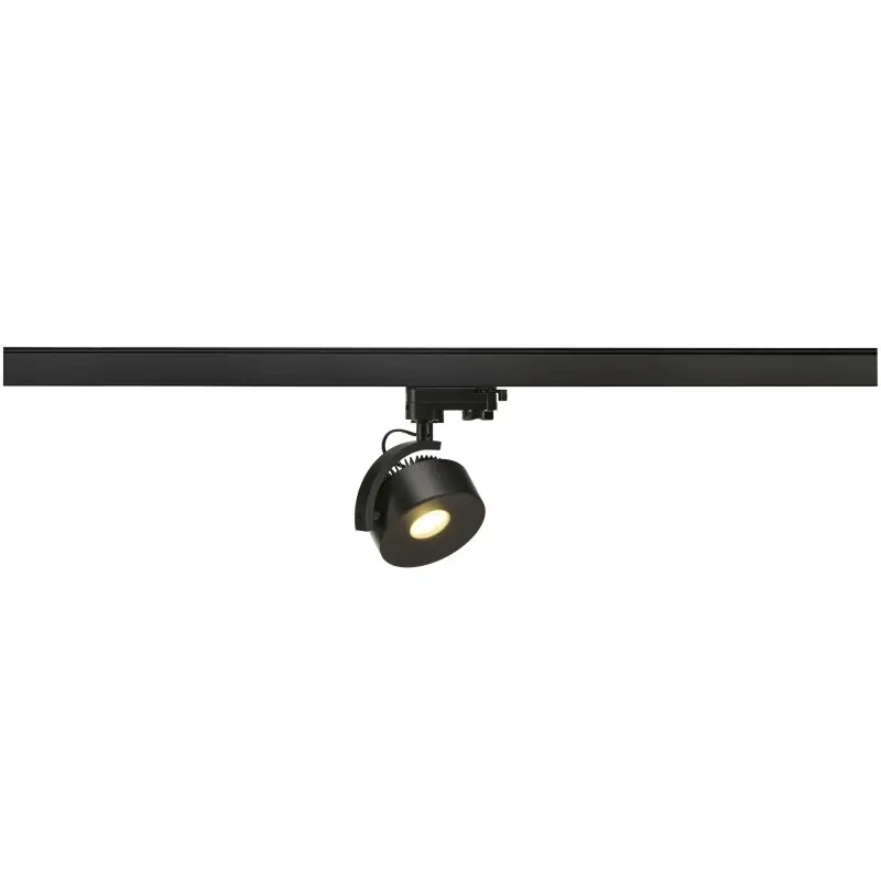 KALU TRACK, spot pour rail 3 allumages intérieur, noir, LED, 13W, 3000K, variable