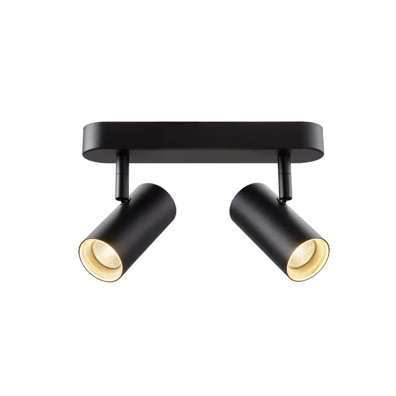 NOBLO, applique et plafonnier intérieur, double, noir, LED, 16W, 2700K, variable
