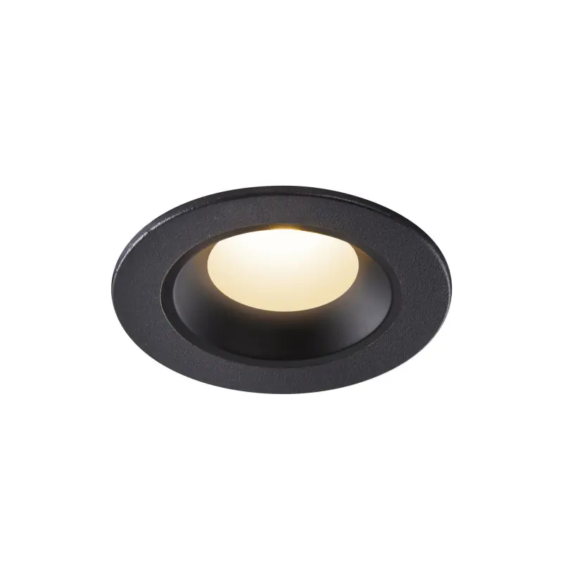 NUMINOS® XS, encastré de plafond intérieur, 20 deg , noir, LED, 7W, 3000K, IP20/IP44