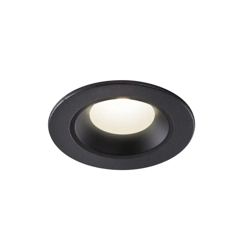 NUMINOS® XS, encastré de plafond intérieur, 20 deg , noir, LED, 7W, 4000K, IP20/IP44