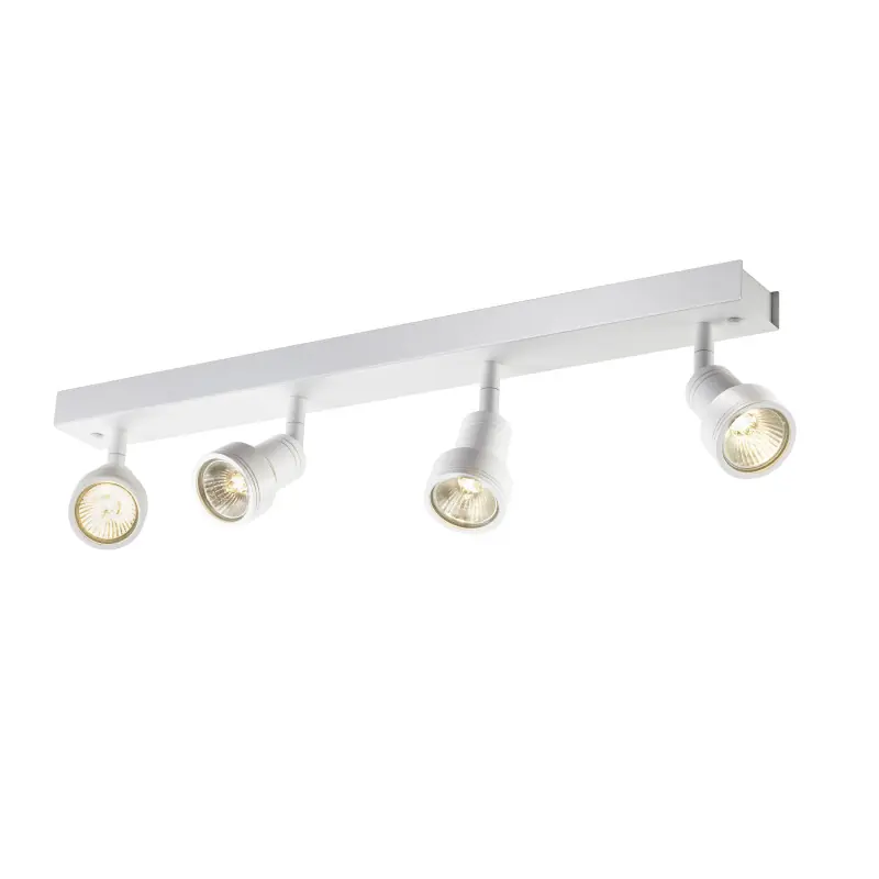 PURI, applique et plafonnier intérieur, quad, blanc mat, GU10/QPAR51, 4x 50W max